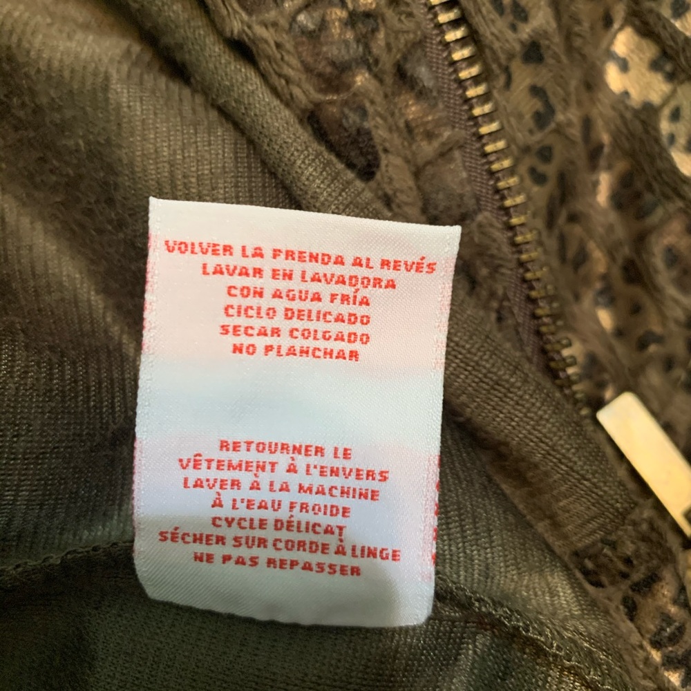 Ruby Rd 18w Metallic Leopard Print Jacket - image 7
